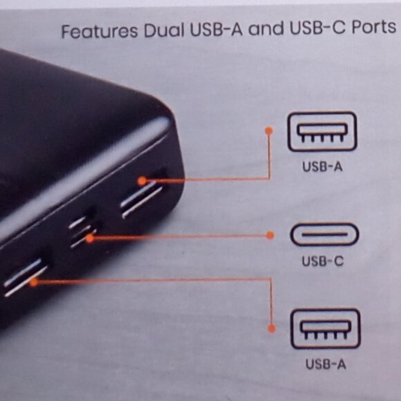 HELIX 18,000 MAH POWER🔋BANK WITH USB-C & USB-A PORTS AND UP TO 5X CHARGES - Picture 6 of 14